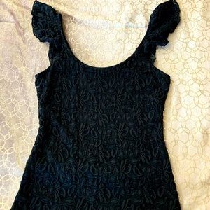 Guess black tank top. Small. EUC.